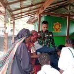 Pos Koper Satgas Yonif 509 Kostrad Bagi-bagi Bibit Untuk Masyarakat