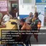 Sambangi Kantor Desa, Babinsa Koramil 0201-15/DT Laksanakan Komsos Tiga Pilar
