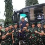 Yonif 755 Kostrad Sigap Dalam Menyambut Kunjungan Kerja Kasad ke wilayah Merauke