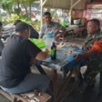 Babinsa Koramil 0201-06/MS Gelar Komunikasi Serta Silaturahmi Dengan Mitra Karib