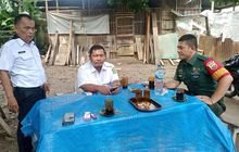 Pererat Kerjsama Babinsa Beringin Komsos Bersama Kasi Trantib Kelurahan