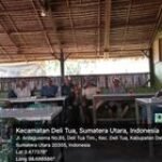 Keakraban Bersama Warga, Babinsa Kelurahan Delitua Timur Lakukan Komsos Wilayah Desa