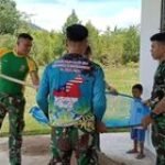 Prajurit Satgas Pamtas RI-Malaysia Yonarmed 10 Kostrad kembali Renovasi Gereja di Perbatasan