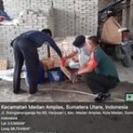 Anjangsana Ke Perusahaan Batu Alam, Babinsa Berikan Motivasi Kepada Para Pekerja