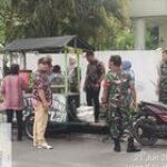 Babinsa Koramil 0201-05/MB Laksanakan Pendampingan Kegiatan Sosialisasi Larangan Berjualan Di Trotoar