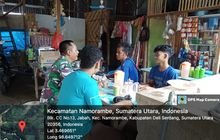 Warung Kopi Milik Bapak Zakir Dimanfaatkan Babinsa Untuk Melaksanakan Komsos