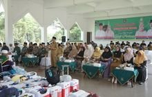 Bupati Asahan Sambut Pemulangan Jamaah Haji Kabupaten Asahan Kloter 01