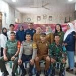 Babinsa Koramil 0201-05/MB Serda R Pelawi Hadiri Pelantikan Petugas Pantarlih Kelurahan Jati