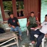 Tingkatkan Kerja Sama Yang Baik, Babinsa Komsos Bersama Bhabinkamtibmas & Kadus Desa Hamparan Perak