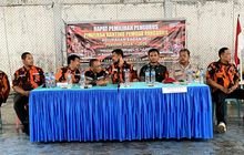 Babinsa Koramil 0201-09/MB Hadiri Acara Pelantikan Ketua Ranting Pemuda Pancasila Kelurahan Bagan Deli