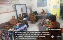 Babinsa Koramil 15/Delitua Laksanakan Komsos dengan Perangkat Kelurahan Delitua