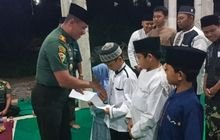 Danbrigif 9 Kostrad Menghadiri Acara Dzikir Dan Doa Bersama Serta Santunan Kepada Yatim Piatu