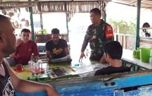 Sertu A. Syahputra Berikan Motivasi kepada Warga Kelurahan Tg Gusta dalam Meningkatkan Keamanan dan Kesejahteraan Bersama