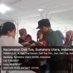 Babinsa Koramil 15/DT Dukung Pelaksanaan Posyandu di Deli Tua Barat