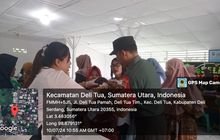 Babinsa Koramil 15/DT Dukung Pelaksanaan Posyandu di Deli Tua Barat
