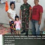 Serda Rubianto Gulo Babinsa Koramil 0201-05/MB Sambangi Anak Stunting