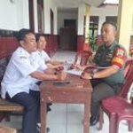 Pendataan Siswa: Babinsa dan Kepala Sekolah SDN 064968 Jalin Koordinasi di Pulo Brayan Bengkel Baru