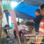 Babinsa Koramil 0201-05/MB Bersama Tiga Pilar Kelurahan Babura Melaksanakan Himbauan Kepada Para Pedagang Kaki Lima