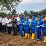 Muspika Tanjung Morawa Hadiri Program Ketahanan Pangan Panen Serentak TNI AL dan Kementerian Pertanian RI
