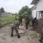 Penyiapan Kampung Pancasila: Komandan Koramil 0201-10/MM Kapten Inf Rahimin Bersama Babinsa dan Masyarakat Gotong Royong