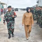 Bupati Nunukan Pimpin Upacara Penerimaan Satgas Pamtas RI-Malaysia Yonarmed 11 Kostrad