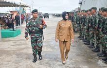 Bupati Nunukan Pimpin Upacara Penerimaan Satgas Pamtas RI-Malaysia Yonarmed 11 Kostrad