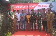 Yonif 412 Kostrad Wujudkan Mimpi Ibu Sopiah Miliki Rumah Layak Huni