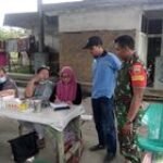 Babinsa Koramil 0201-10/MM Laksanakan Komsos dengan Kepling dan Kader Posyandu di Kelurahan Pekan Labuhan