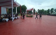 Personil Kodim 0201/Medan Ikut Apel Gelar Pasukan Pengamanan PON XXI Tahun 2024