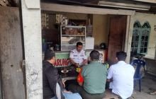 Babinsa Teladan Barat Koramil 0201-04/MK Komsos Warkop Bersama Lurah, Kepling Dan Warga Binaan