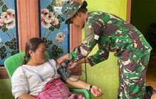 Satgaskes TMMD 121 Kodim 0204/DS Motivasi Warga Cara Hidup Sehat