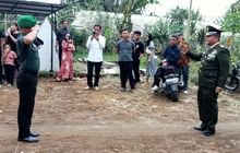 Upacara Pemakaman Militer untuk Purnawirawan TNI Serma Purn Demar Siagian di Namo Rambe