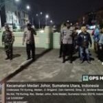 Babinsa Koramil 0201-08/MA Bersama Tiga Pilar Medan Johor Gelar Posko dan Patroli Malam Cegah Kriminalitas