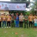 Babinsa dan Kades Dalu XB Buka Turnamen Sepak Bola U-12 untuk Memeriahkan HUT RI ke-79