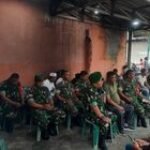 Danramil 0201-10/MM Kapten Inf Rahimin Beserta Anggota Melayat ke Rumah Duka Warga Binaan