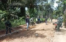 Harmonisasi TNI-Rakyat Semakin Solid di TMMD 121 Kodim 0204/DS