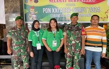 Hotel Grand Sakura Terjaga Aman: Babinsa Koramil 0201-02/MT Bertugas di PON XXI