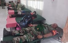 Babinsa Kelurahan Mabar Laksanakan Donor Darah Peringati HUT TNI ke-79 Tahun 2024