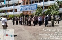 Personil Koramil 0201-05/MB Ikuti Apel Persiapan Pengamanan PON XXI Cabor Billiard