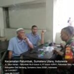 Babinsa Koramil 15/DT Kodim 0201/Medan Jalin Komsos di Warung Pojok Patumbak Satu
