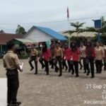 Babinsa Koramil 15/DT Berikan Pelatihan PBB di SMP Negeri 2 Satu Atap