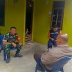 Babinsa Koramil 0201-06/MS Laksanakan Komsos di Warung Bakso Lingkungan 4