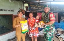 Babinsa Koramil 0201-03/MD Laksanakan Bakti Sosial untuk Anak Stunting dalam Rangka HUT TNI ke-79