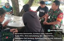Babinsa Koramil 0201-14/PB Kopka Iswandi Jalin Komsos dengan Warga di Kedai Kopi Desa Namo Batang