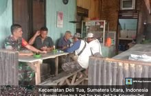 Menjalin Silaturahmi dan Keakraban, Babinsa Koramil 0201-15/Delitua Laksanakan Komsos dengan Warga Binaan