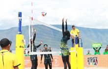 Tim Bola Voli Pasir Putri Jatim 1 Lolos ke Semifinal Usai Tumbangkan DIY 2