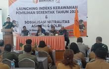 Danramil 03/Berastagi Hadiri Sosialisasi IKP dan Netralitas Yang Di Gelar Bawaslu Kab. Karo