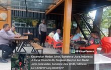 Babinsa Koramil 0201-08/MA Bersama Bhabinkamtibmas Gelar Komsos di Pangkalan Mansyur