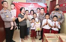 HUT Humas Polri ke-73, Humas Polda Sumut Donor Darah, Sambangi Panti Asuhan dan Kunjungi Wartawan Sakit