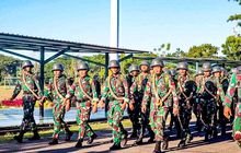 Yonarhanud 16 Kostrad Gelar Tradisi Destamar Peringati HUT ke-10